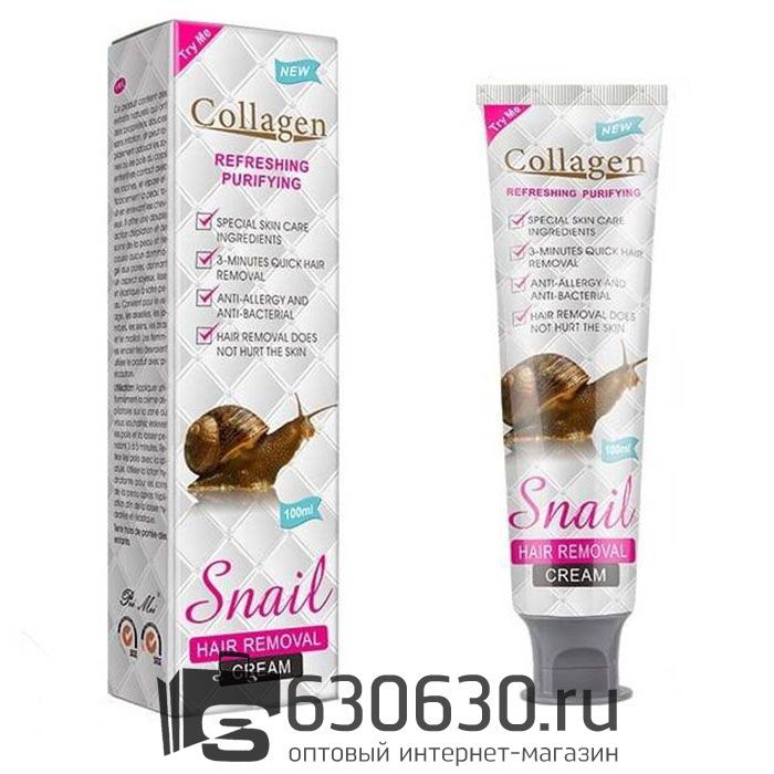 Крем для депиляции тела Collagen "Snail Hair Removal Cream" 100 ml