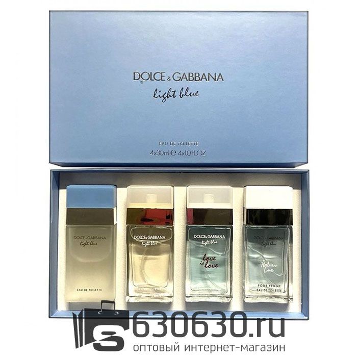 Парфюмерный набор Dolce & Gabbana "Light Blue Pour Femme" 4*30 ml