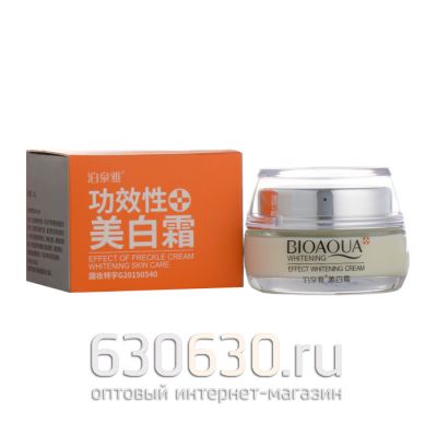 Bioaqua Effect Whitening Cream (крем для лица отбеливающий с клюквой) 30g