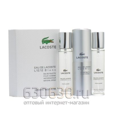 Lacoste "Eau De Lacoste L.12.12 Blanc" 3 х 20 ml