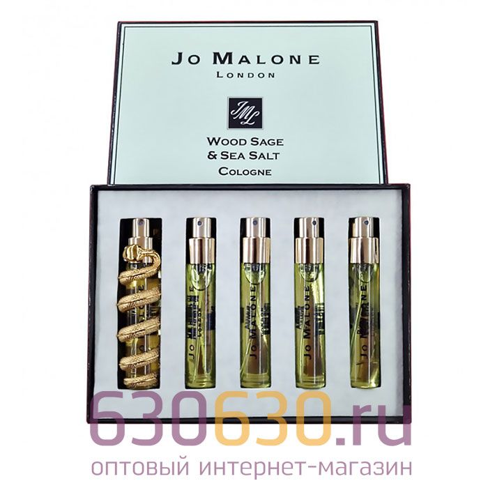 Парфюмерный набор "Wood Sage & Sea Salt" 5 x12 ml (Змея)