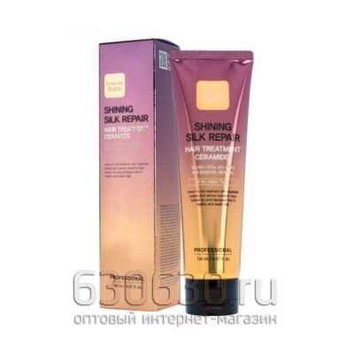 Укрепляющая маска с керамидами FarmStay Shining Silk Repair Hair Treatment Ceramide,150 мл (оригинал