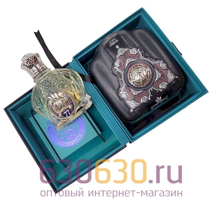 Евро Shaik "Opulent Shaik For Men Sapphire Designer Shaik No77" 100 ml (в кожаном чехле)