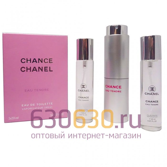 Chanel "Chance Eau Tendre" EDT 3 х 20 ml