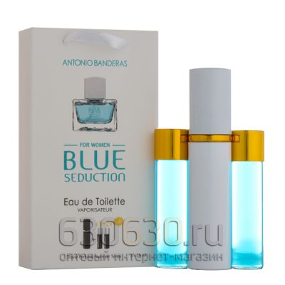 Travel Pheromon Antonio Banderas "Blue Seduction For Women Eau De Toilette" 3x15 ml