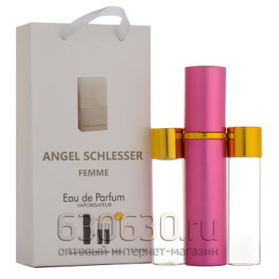 Travel Pheromon Angel Schlesser "Femme Eau De Parfum" 3x15 ml