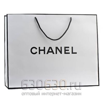 Подарочный Пакет "Chanel" 32 х 42 см (Белый)