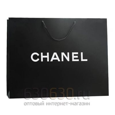 Подарочный Пакет "Chanel" 32 х 42 см (Черный)