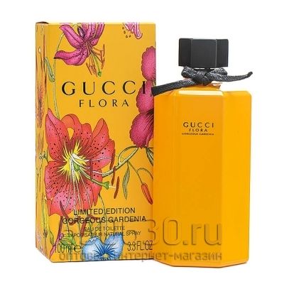 Gucci "Flora Limited Edition Gordeous Gardenia edt" 100 ml (Желтая)