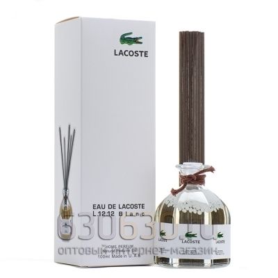 Аромадиффузор с палочками Lacoste "Eau De Lacoste L.12.12 Blanc" 100 ml