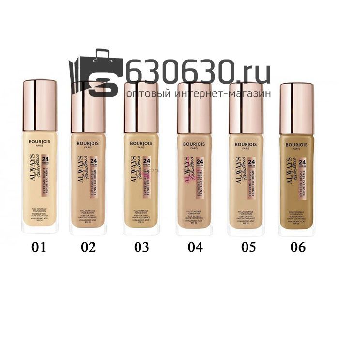 Тональный крем для лица Bourjois "Always Fabulous Full Coverage Foundation" 30 ml