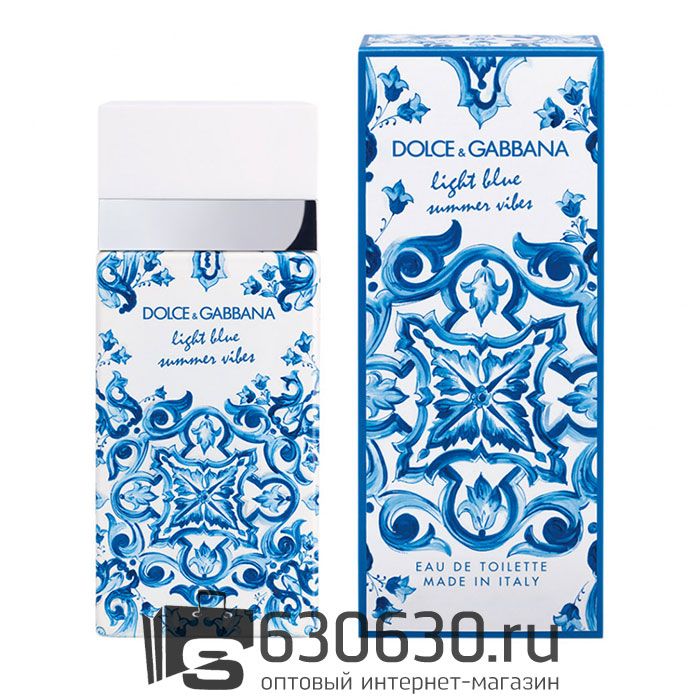 Dolce & Gabbana "Light Blue Summer Vibes Pour Femme" EDT 100 ml