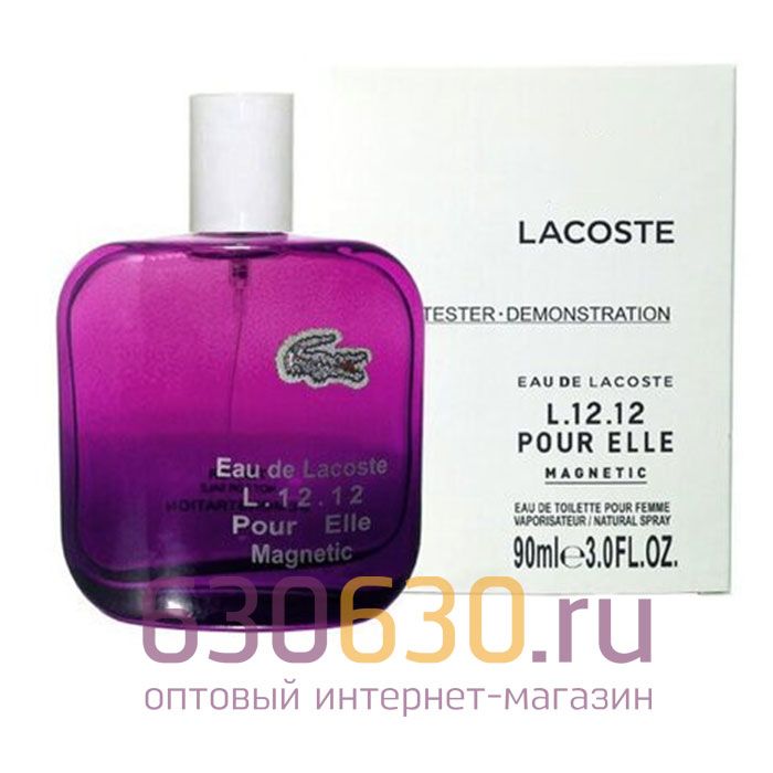 ТЕСТЕР Lacoste "Eau De Lacoste L.12.12 Pour Elle Magnetic Pour Femme" EDT 90 ml