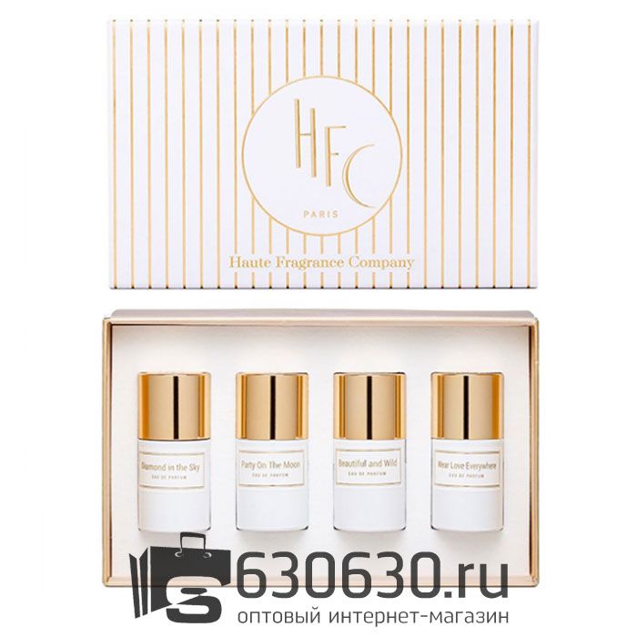 Подарочный набор Haute Fragrance Company Set White 4 x 15ml