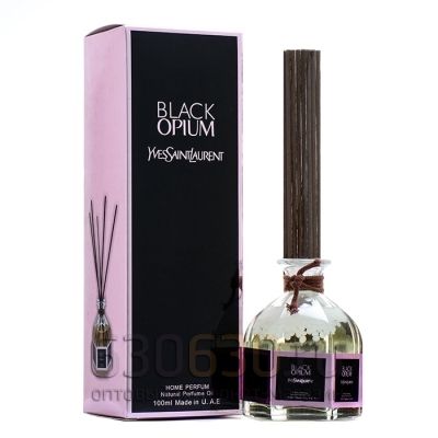 Аромадиффузор с палочками Yves Saint Laurent "Black Opium" 100 ml