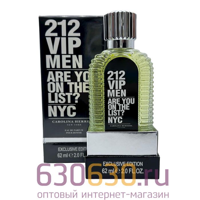 Мини-тестер Carolina Herrera "212 VIP MEN Are You On The List? NYC Pour Homme" 62 ml DUBAI Duty Free