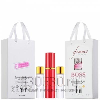 Travel Pheromon Hugo Boss "Femme Eau De Parfum" 3x15 ml