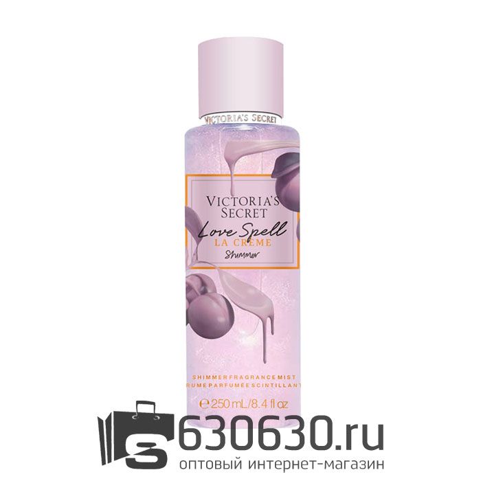 Victoria's Secret парфюмированная дымка-спрей для тела "Love Spell La Creme Shimmer" 250 ml