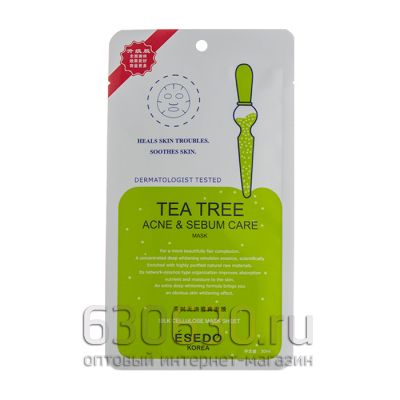 Тканевая маска Esedo "Tea Tree Silk Acne & Sebum Care Mask" 30 ml 1 шт