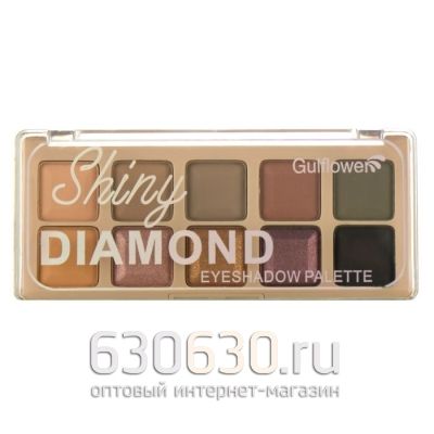 Тени для век Gulflower Shiny Diamond, 10 оттенков