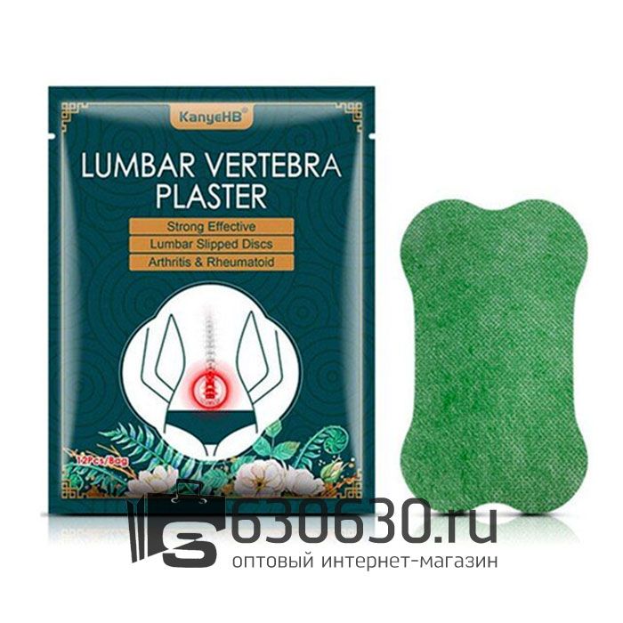 Пластыри от боли в мышцах спины KangyeHB "Lumber Vertebra Plaser" 1уп.*12шт.