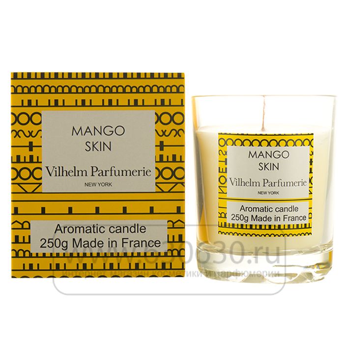 Ароматическая свеча для дома Vilhelm Parfumerie"Mango Skin" 250 gr