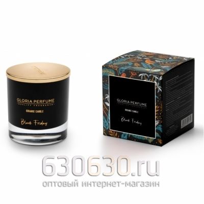 Ароматическая свеча для дома Gloria Perfume "Black Friday" 220 g