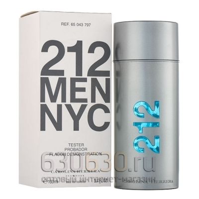 ТЕСТЕР Carolina Herrera "212 Mеn NYC edt" 100 ml