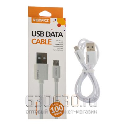 Кабели Remaks USB Data Cable Cpeed 100 cm (micro)