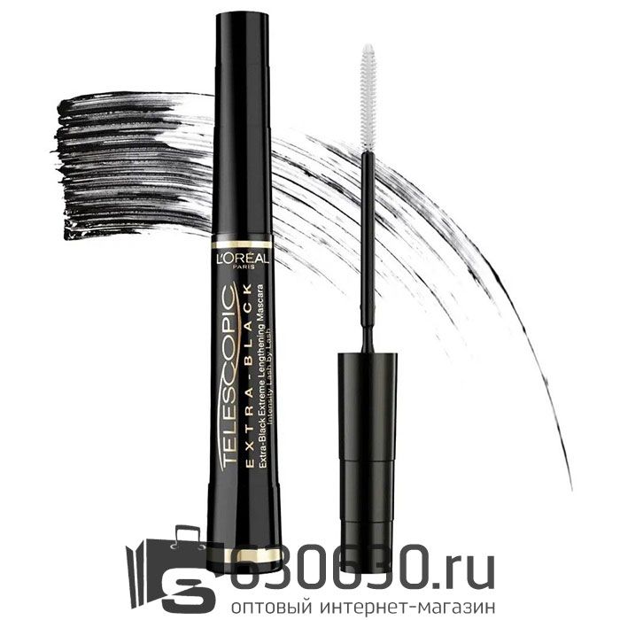 Удлиняющая тушь для ресниц  L'Oreal "Telescopic Extra - Black" 8 ml