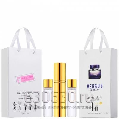 Travel Pheromon Versace "Versus Eau De Toilette" 3x15 ml