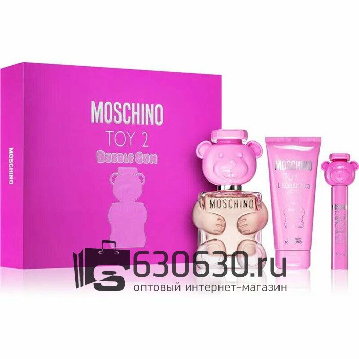 Подарочный набор Moschino "Toy 2 Bubble Gum" 3 в 1