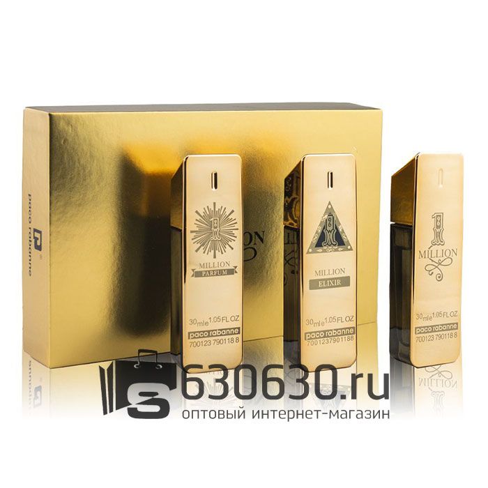 Парфюмерный набор Paco Rabanne "1 Milllion" 3*30ml