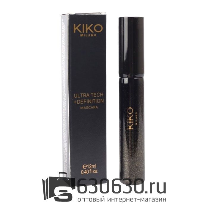 Водостойкая тушь с эффектом объема и разделения Kiko Milano "Ultra Tech+Definition Mascara" 12ml