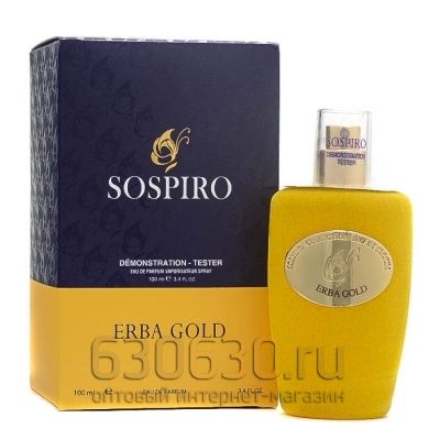 ТЕСТЕР Sospiro "Erba Gold Eua De Parfum" 100 ml