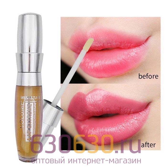 Имбирный блеск для объема губ Ministar 3D Lip Extreme