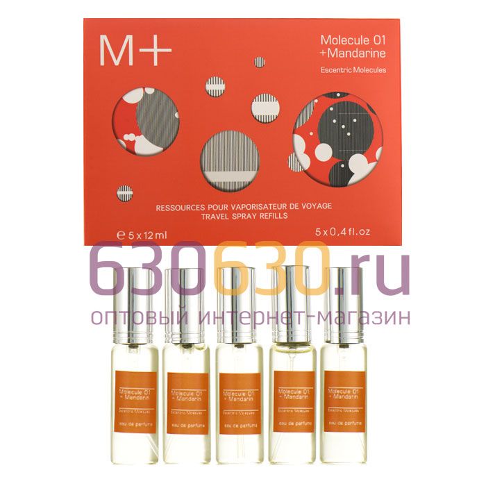 Парфюмерный набор Escentric Molecules "Molecule 01+Mandarine" 5*12 ml