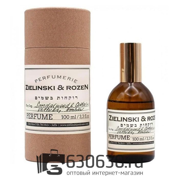 Eвро ZIELINSKI & ROZEN "Sandalwood & Cedarwood, Vetiver, Amber" 100 ml