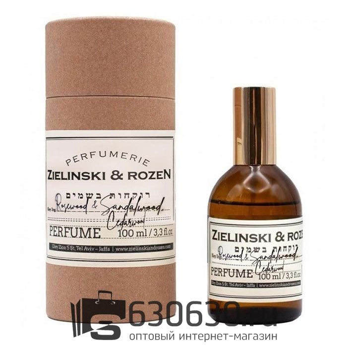 Евро ZIELINSKI & ROZEN "Rosewood & Sandalwood, Сedarwood" 100 ml