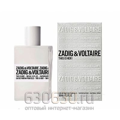 ОАЭ Zadig&Voltaire"This is Her"Eau de Parfum 100ml ( В оригинальной упаковке).