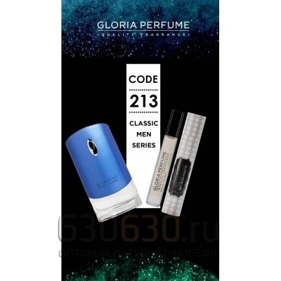 Gloria Perfume "Blue De Label № 213"  10 ml