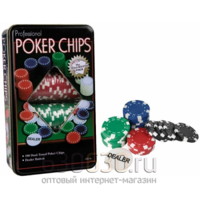 Набор фишек для покера "Poker Chips Professional"