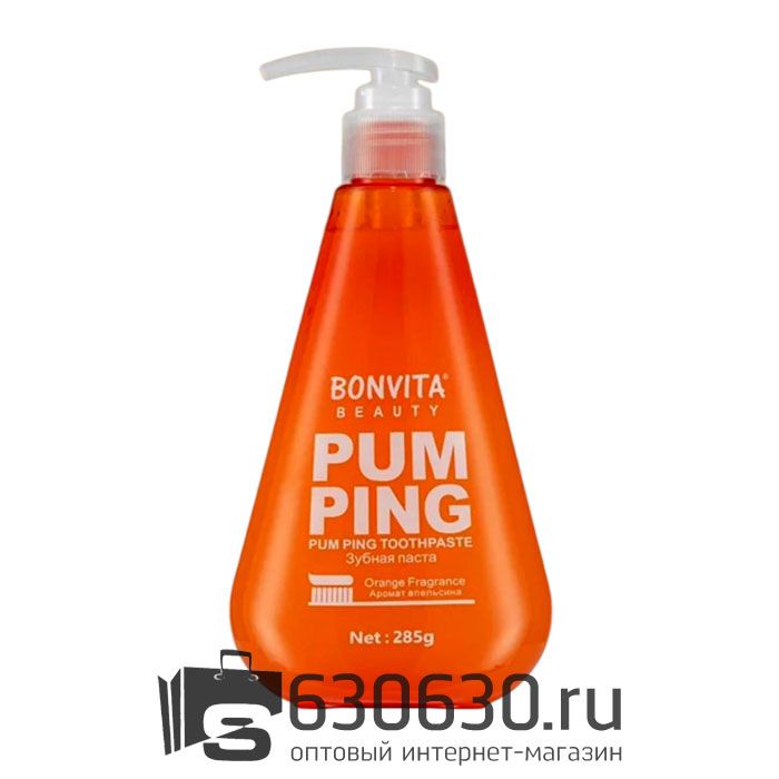 Гелевая зубная паста Bonvita "PUM PING" 285g