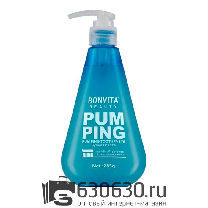 Гелевая зубная паста Bonvita "PUM PING" 285g