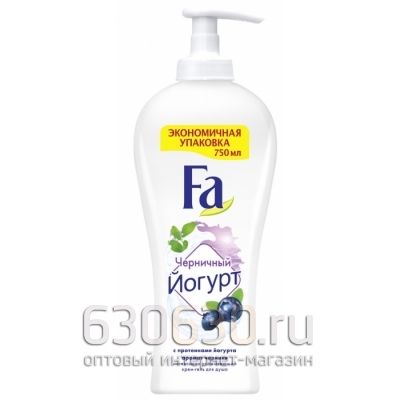 Крем-гель для душа FA "Черничный йогурт" 750 ml