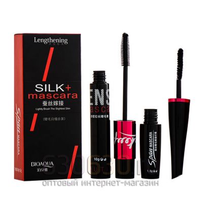 Набор для создания эффекта накладных ресниц Bioaqua "Silk+Mascara Lengthening" 10ml+1.5g