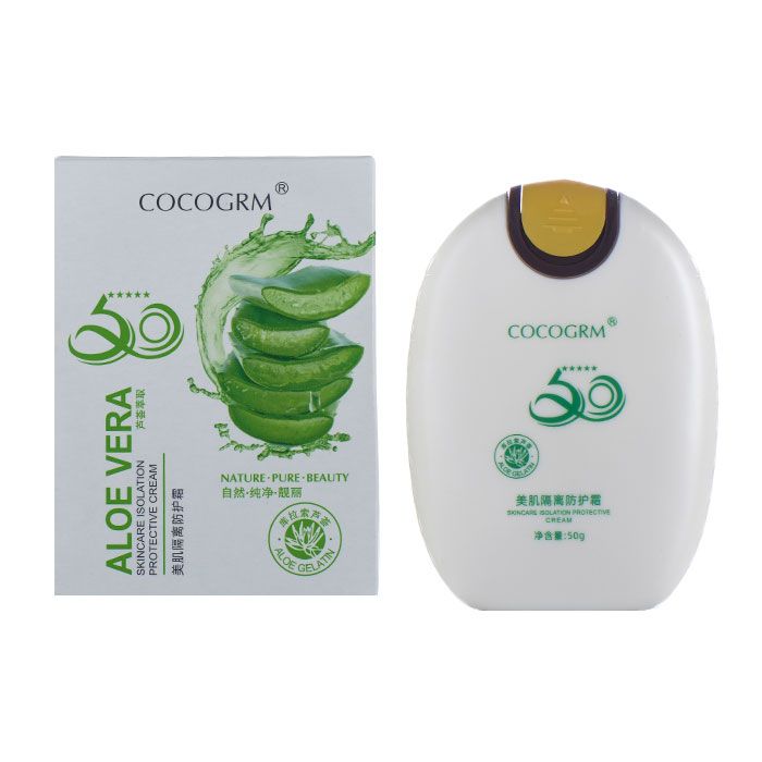 COCOGRM Защитный крем для лица с экстрактом Алоэ Вера Aloe Vera Nature Pure Beauty 50ml