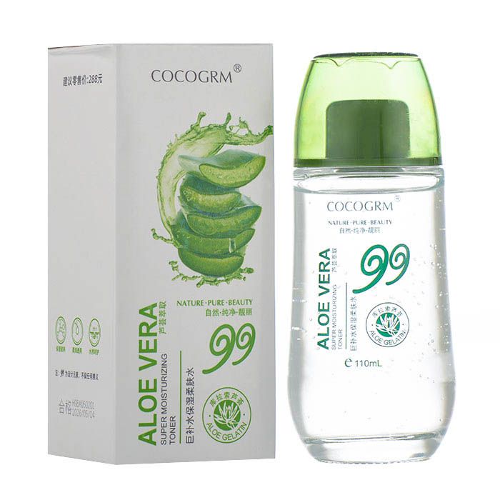 COCOGRM Супер увлажняющий тонер с экстрактом Алоэ Вера Aloe Vera Nature Pure Beauty 110ml