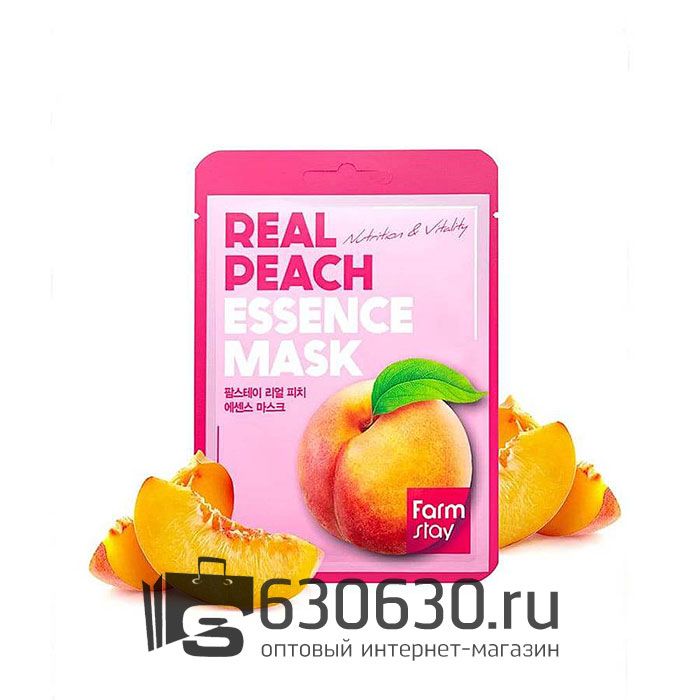 Маска с экстрактом манго Farmstay "Real Peach" 1шт.