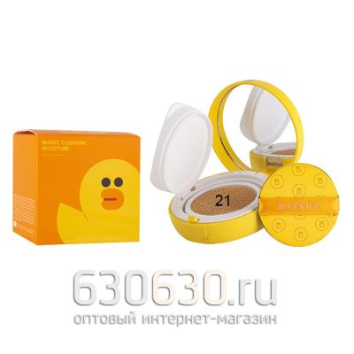 Тональная маскирующая основа-кушон Missha "Magic Cushion Moisture SPF 50+ PA+++" (Цыпленок) 15g+15g